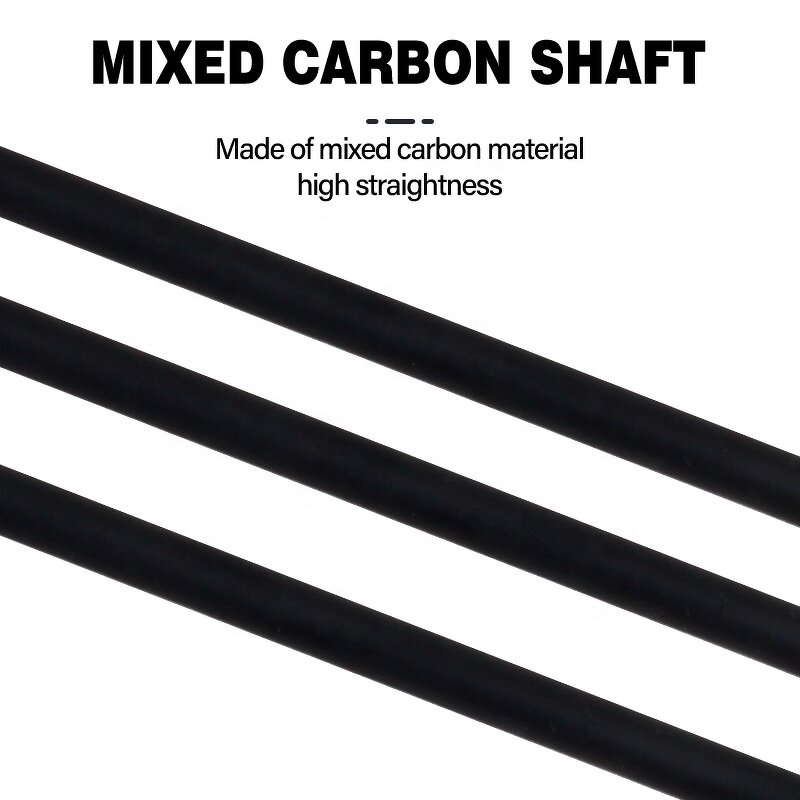 Mixed Carbon Arrow Factory - Traditional Recurve Hunting Longbow Turkey Feather