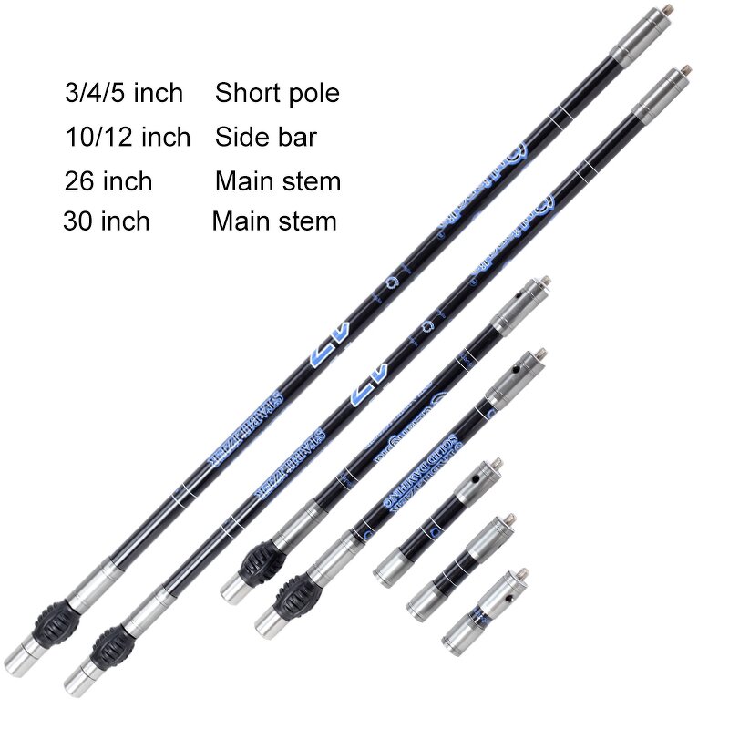 Balance Bar Kit Factory - 4 Inch Compound Recurve Bow Stabilizer Short Rod