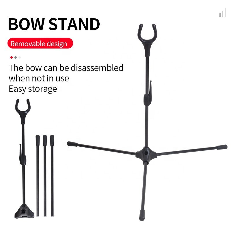 Recurve Bow Stand Factory - Foldable High Holder Takedown Longbow Fiberglass