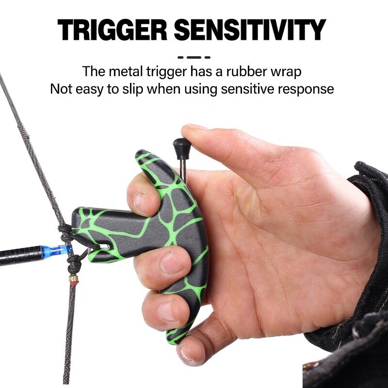 Bow Release Aids Factory - Three Fingers Grip Caliper Thumb Releases