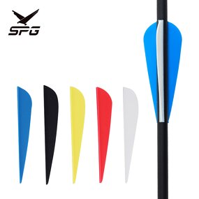 Arrow Vanes Factory - 3.0Inch Rubber Water Drop Hunting Carbon Fiber Arrows