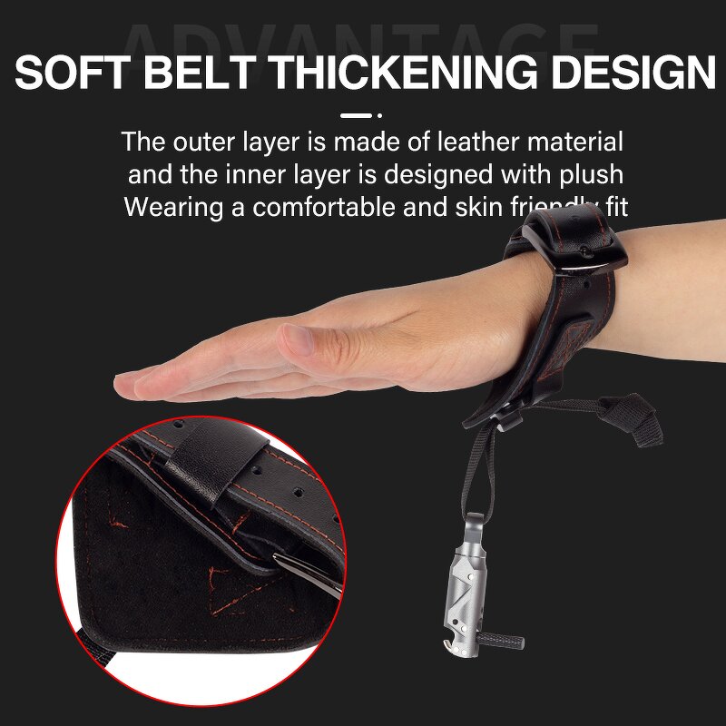 Compound Bow Release Factory - Hunting Adjustable Wrist Triggers Grip