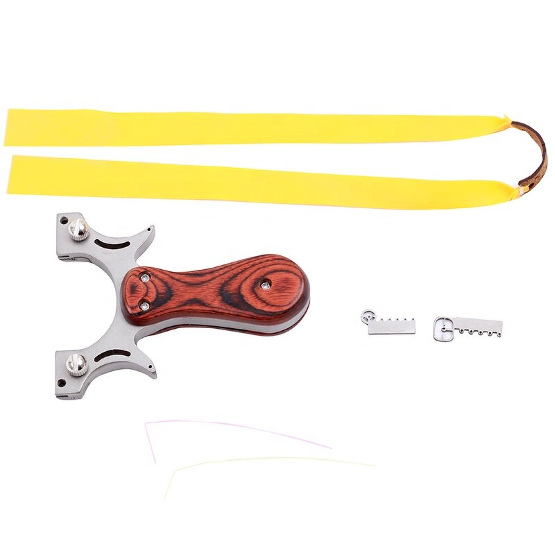 Slingshots Factory - Chinese Stainless Steel Hunting Rubber Bands Wood