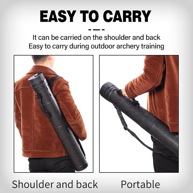 Arrow Tube Quiver Factory - Compound Recurve Adjustable Hunting Plastic Case