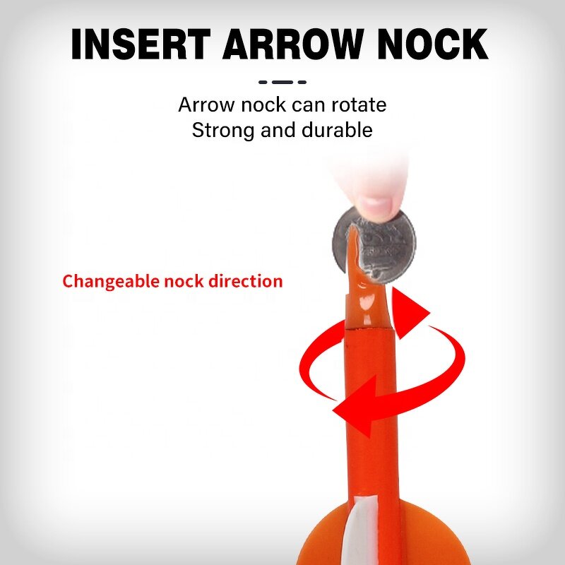 Mixed Carbon Arrow Factory - Hunting 6.2mm Replaceable Arrowhead Compound