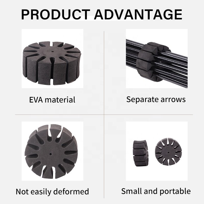 Arrow Stand Factory - EVA Foam Round Rack Separator 12 Packs Quivers