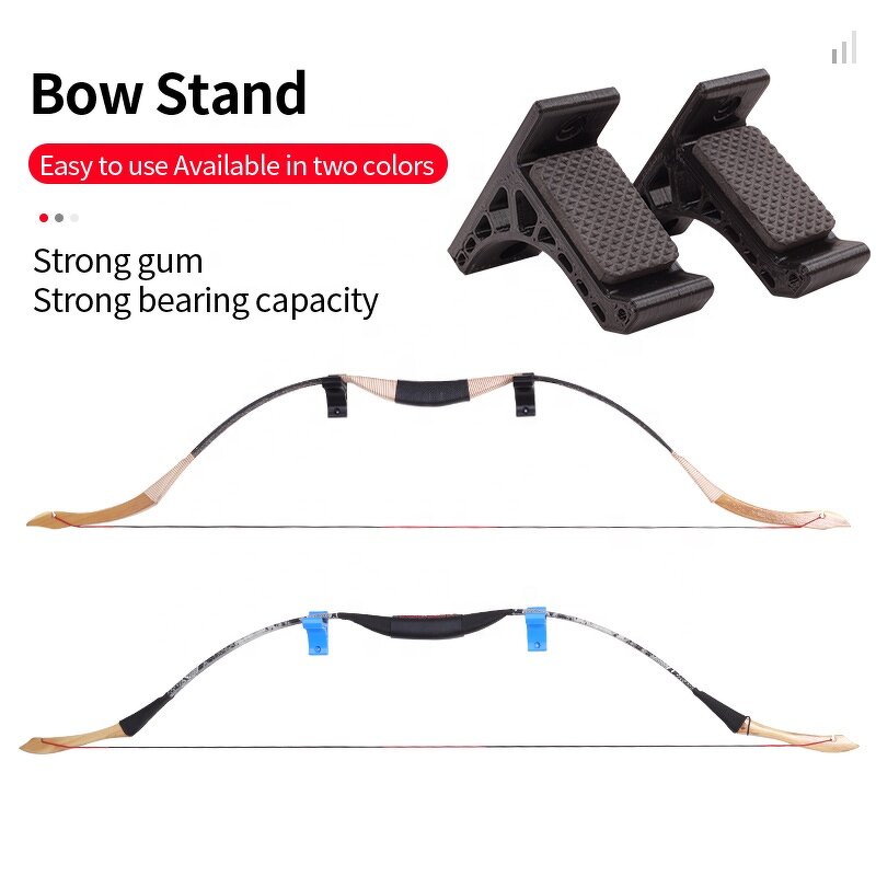 Recurve Bow Stand Factory - Foldable High Holder Takedown Longbow Fiberglass