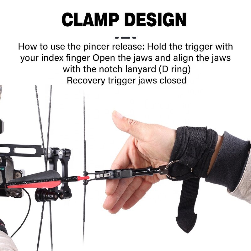 Bow Release Factory - Hunting Arrow Wrist 360 Rotating Caliper Stainless Steel