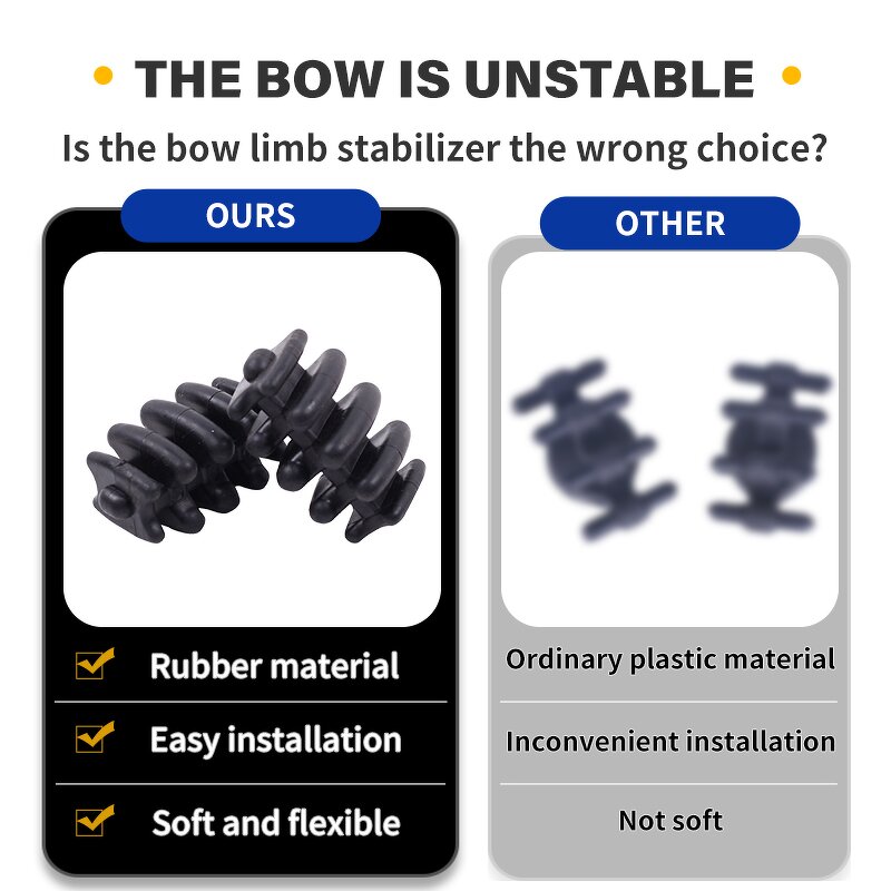 Compound Bow Limb Stabilizer Factory - Dampener Silencers Noise Vibration