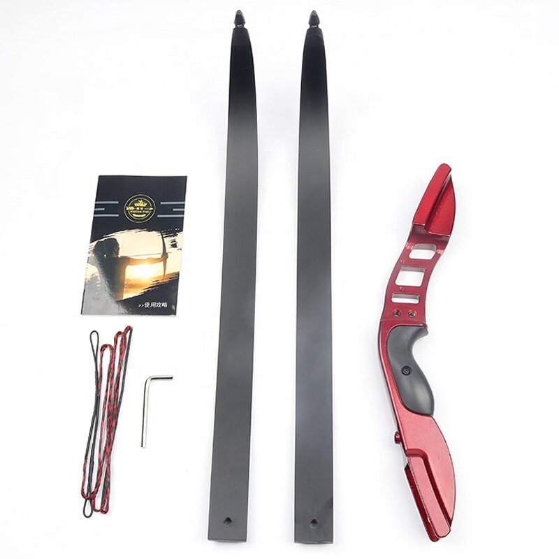 Recurve Bow Factory - 58 Inch 25-50 Lbs Aluminum Alloy Fiberglass Limbs