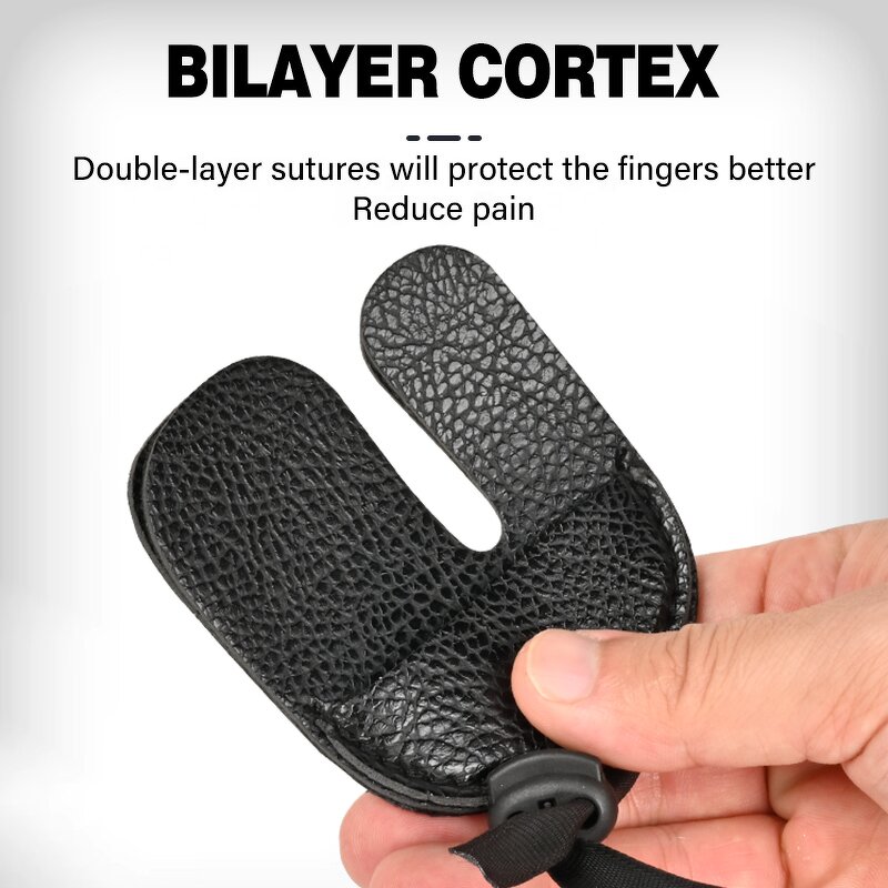 Finger Guard Tab Factory - Recurve Bow Traditional Longbow Leather Protective
