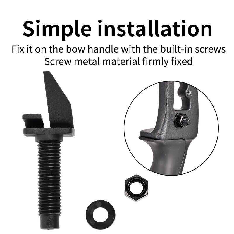 Arrow Rest Factory - Recurve Longbow Plastic Target Shooting Magnetic