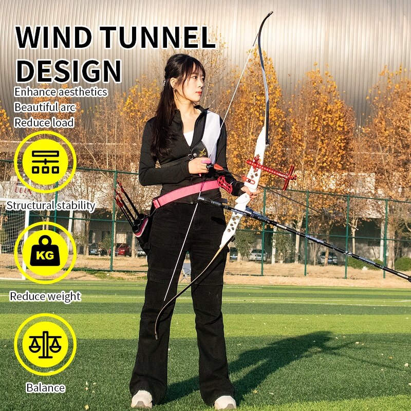 Recurve Bow Set Factory - 18-38 Lbs Metal Riser Beginner Adult Practice