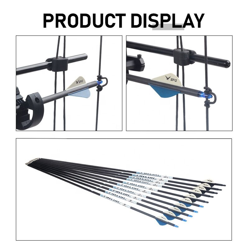 Pure Carbon Arrow Factory - 300 Spine 32 Inch Compound Recurve Hunting