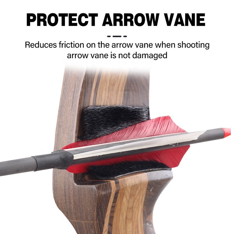 Arrow Rest Fur Factory - Traditional Recurve Hunting Mongolian Protective