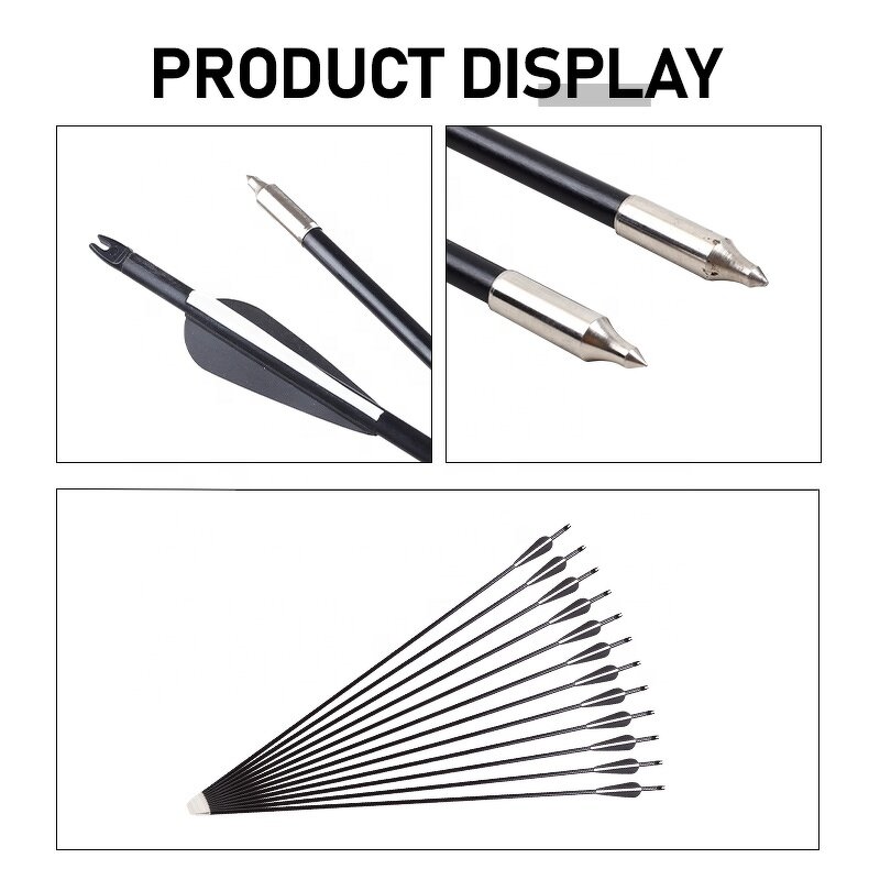 Fiberglass Arrows Factory - 8 mm Traditional Recurve Longbow Target Hunting