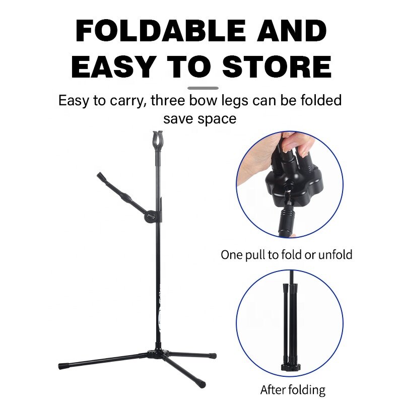 Recurve Bow Stand Factory - Adjustable Longbow Takedown Competition Rack