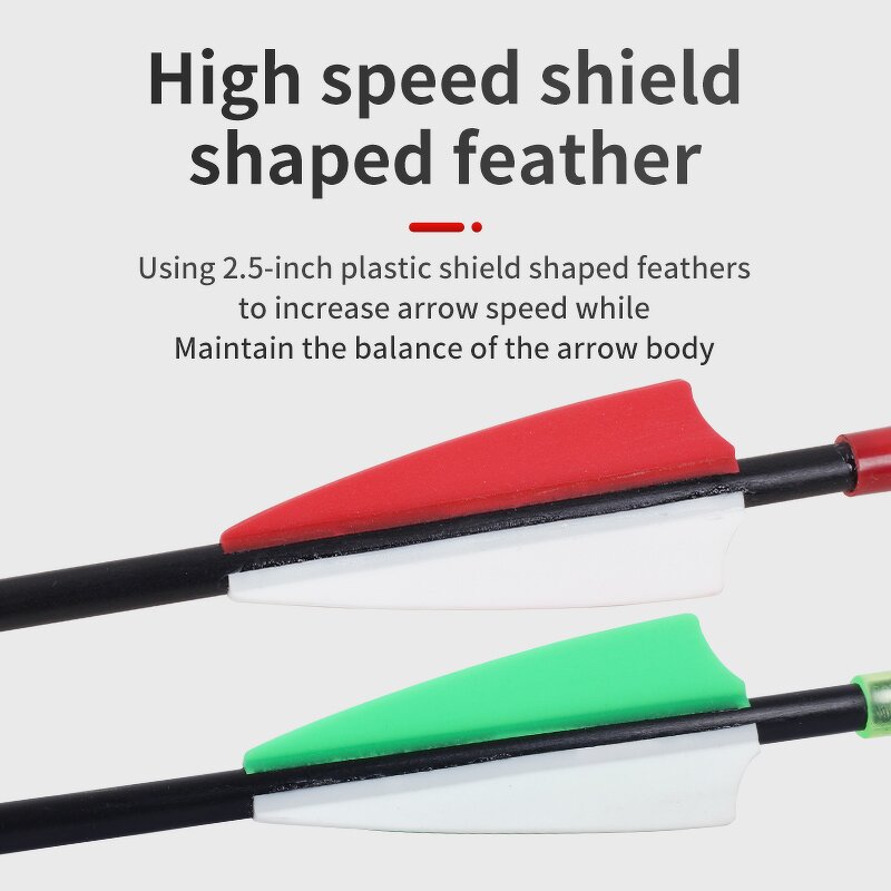 Fiberglass Arrow Factory - 6mm 31 Inch Straight Traditional Recurve Bow