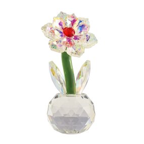 Crystal Sunflower Factory - OEM AB Color Table Flower Ornament
