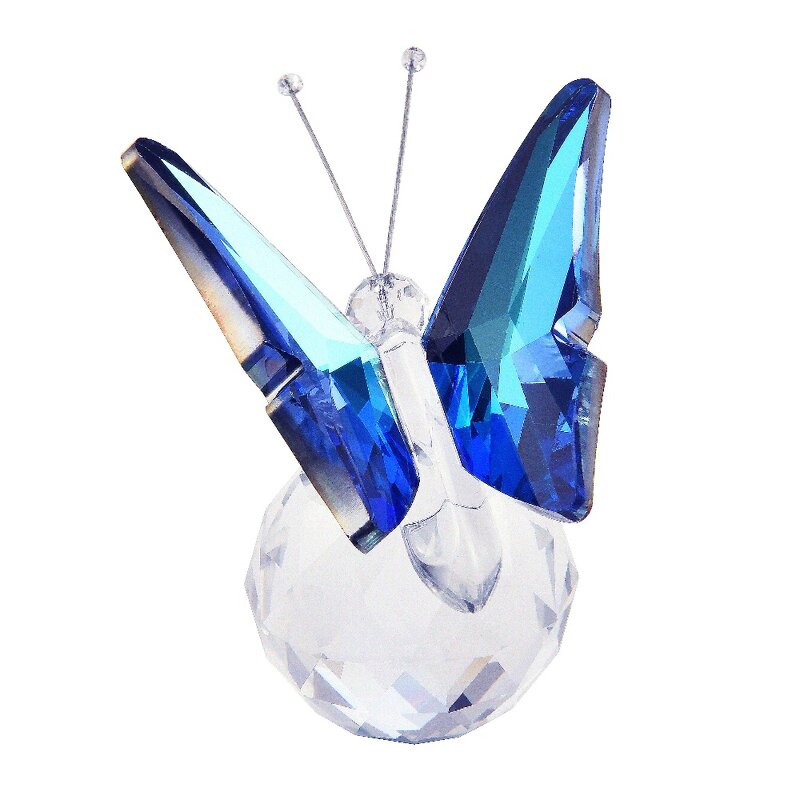 Crystal Figurine Manufacturer - OEM Personalized Butterfly with Ball
