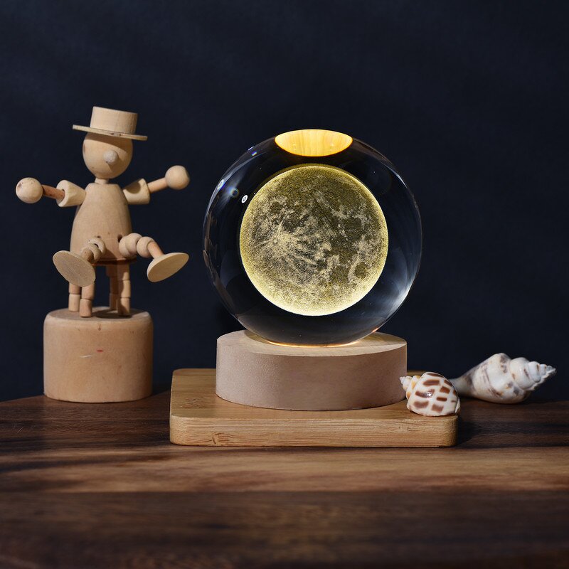 Crystal Ball Factory - OEM Wholesale 3D Laser Engraving Solar System
