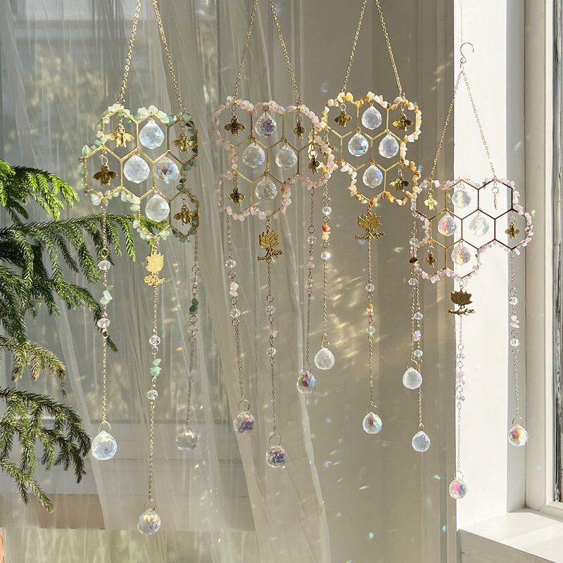 Sun Catcher Supplier - OEM Wholesale Hanging Crystal Gem Suncatcher
