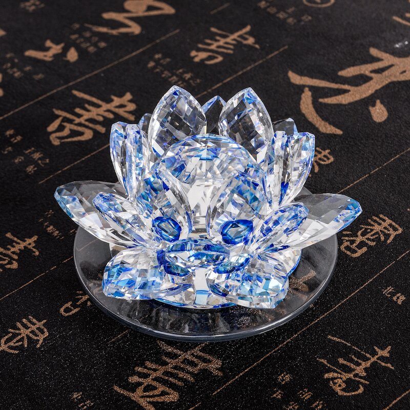 Crystal Lotus Supplier - OEM Wholesale Feng Shui Glass with Led Base