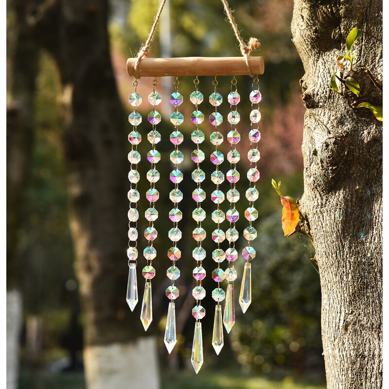 Wind Chime Manufacturer - OEM Hanging Wood Crystal Icicle Prisms