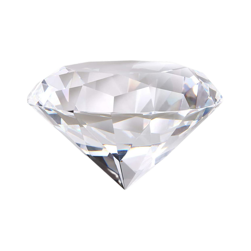 Crystal Diamond Supplier - OEM 80mm Clear Glass Paperweight Christmas