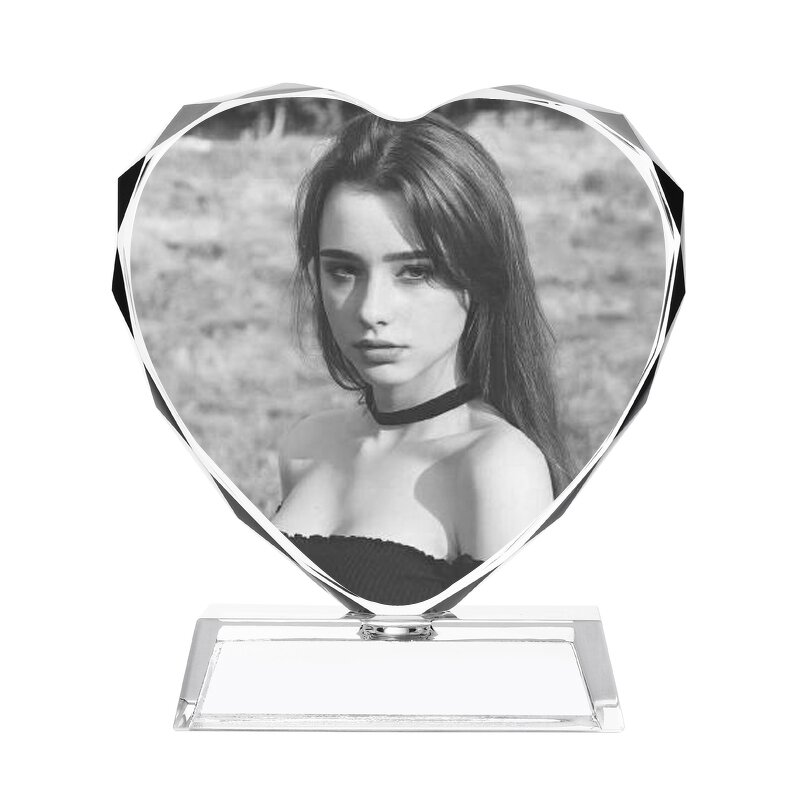 Crystal Blank Factory - OEM Custom K9 Glass Heart for 3d Engraving