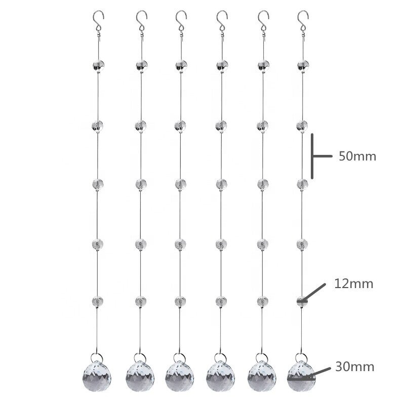 Crystal Garland Manufacturer - OEM Custom Hanging Glass Beads Chain