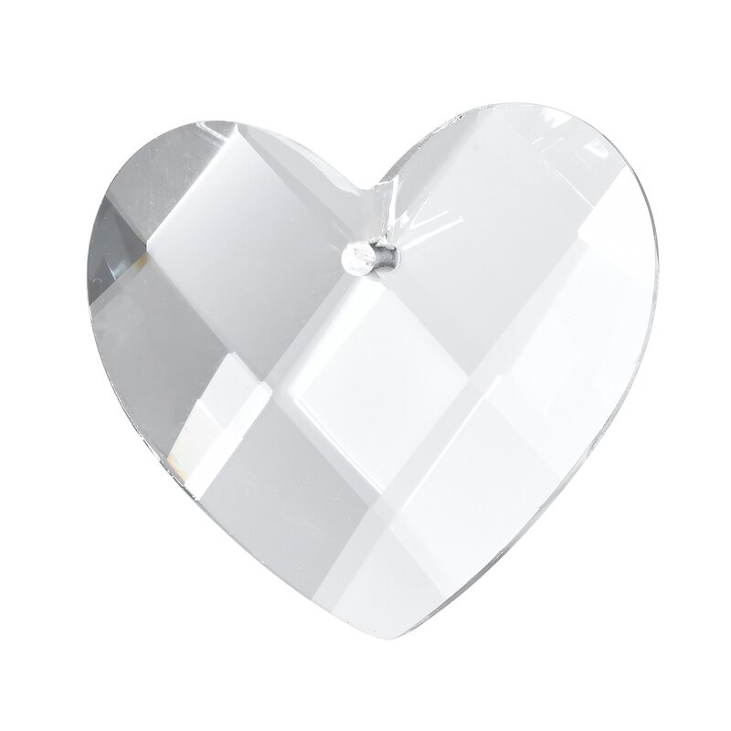 Crystal Beads Supplier - OEM Wholesale K9 Heart Shape Glass Prisms