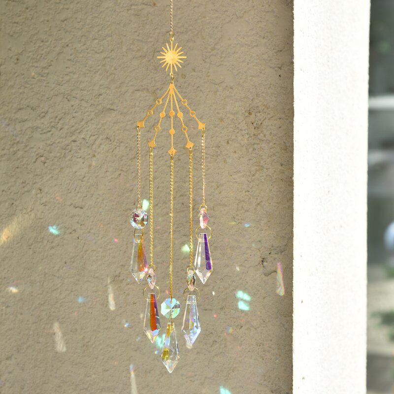 Wind Chimes Factory - OEM Wholesale Hanging Crystal Moon Stars