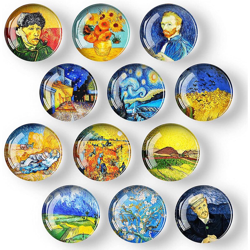 Fridge Magnet Supplier - OEM Wholesale Custom 4 Pack Crystal Glass