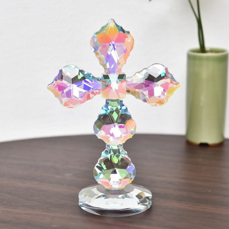 Crystal Cross Supplier - OEM Wholesale K9 Glass Tabletop Cross