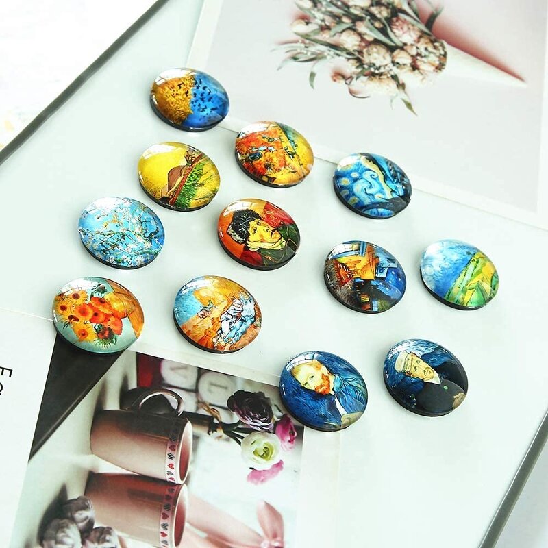 Fridge Magnet Supplier - OEM Wholesale Custom 4 Pack Crystal Glass