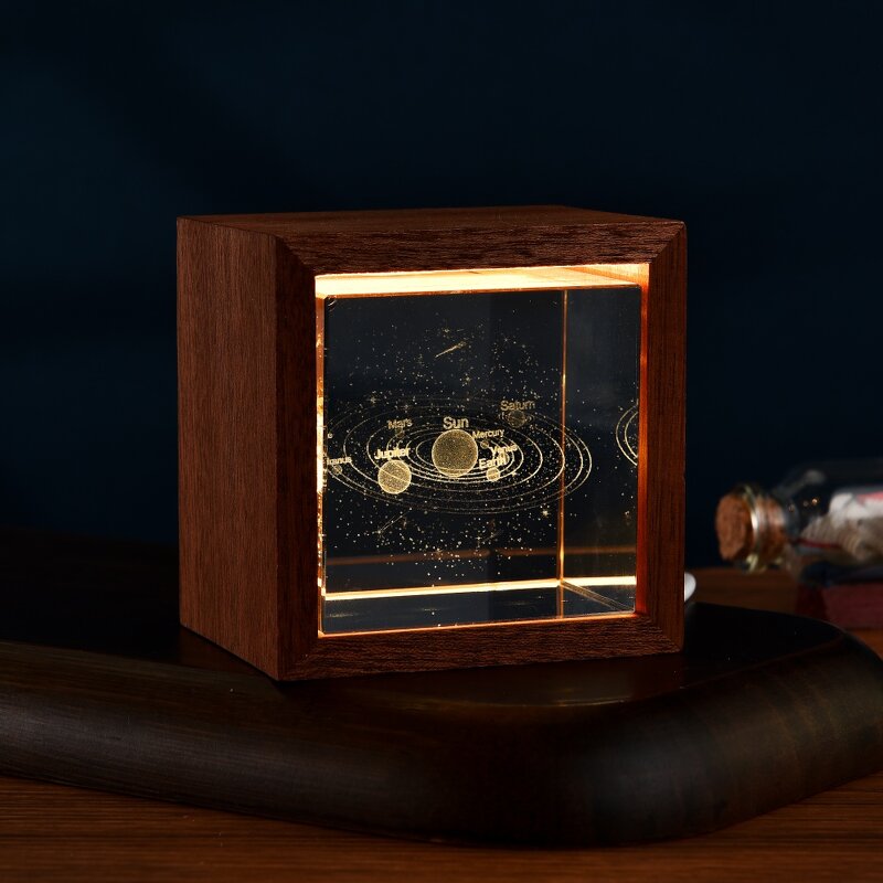 Crystal Cube Factory - OEM 3d Laser Engraved Glass with Led Light