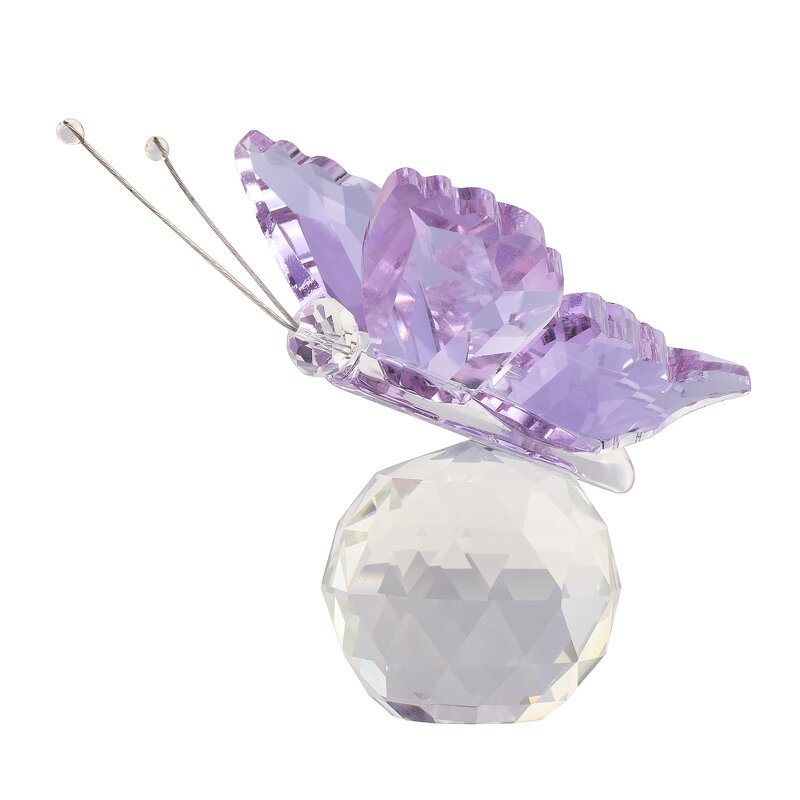 Crystal Glass Butterfly Manufacturer - OEM Multi-colored 3D Stereo