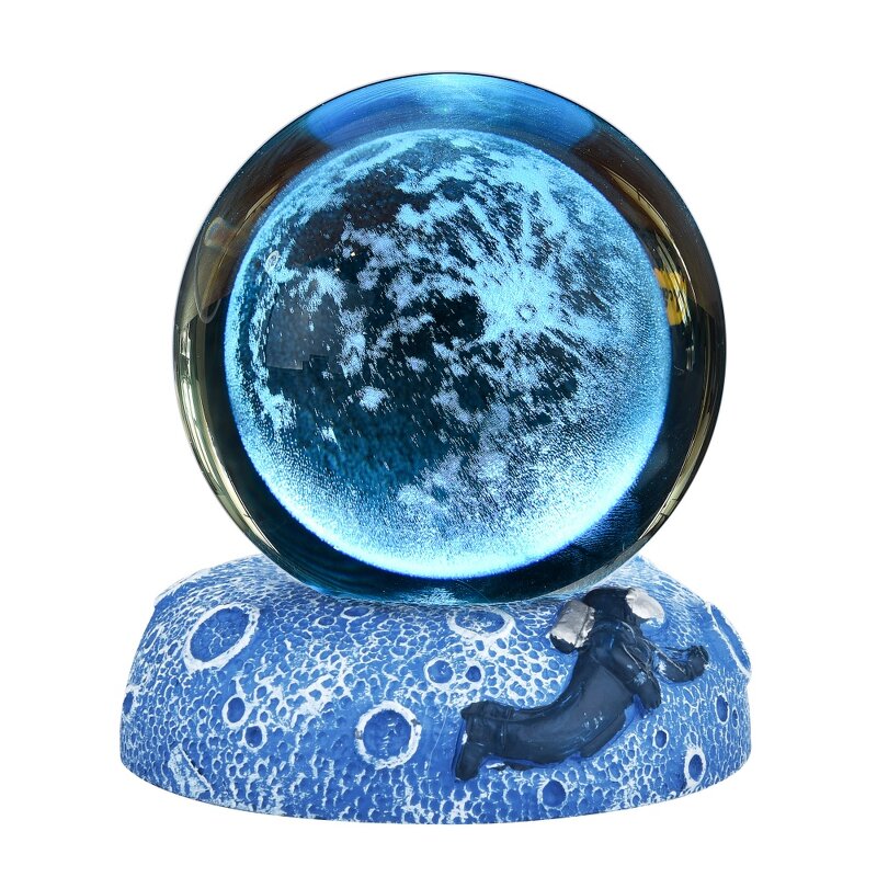 Crystal Ball Lamp Manufacturer - OEM 3d Laser Engraved Galaxy Ball