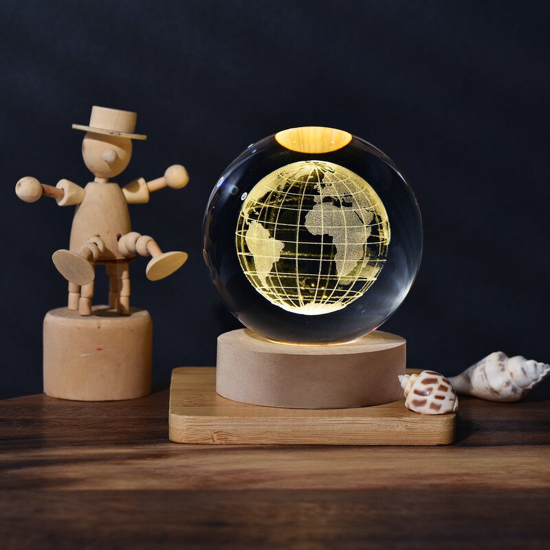 Crystal Ball Factory - OEM Wholesale 3D Laser Engraving Solar System