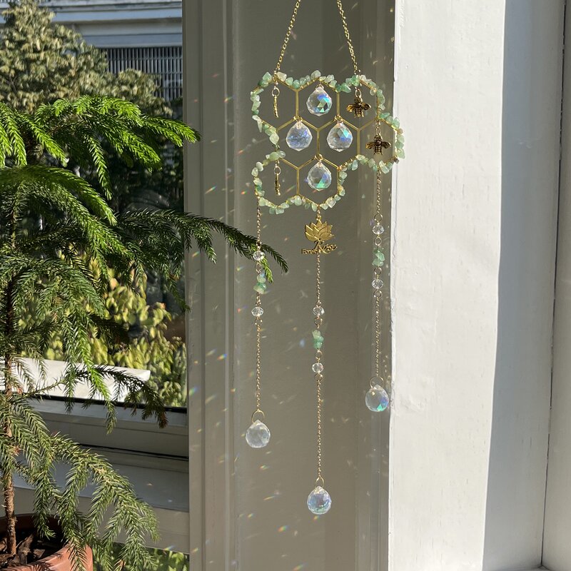 Sun Catcher Supplier - OEM Wholesale Hanging Crystal Gem Suncatcher