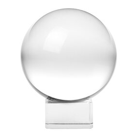 Crystal Sphere Supplier - OEM Hot Sale 100mm Fengshui K9 Glass with Stand