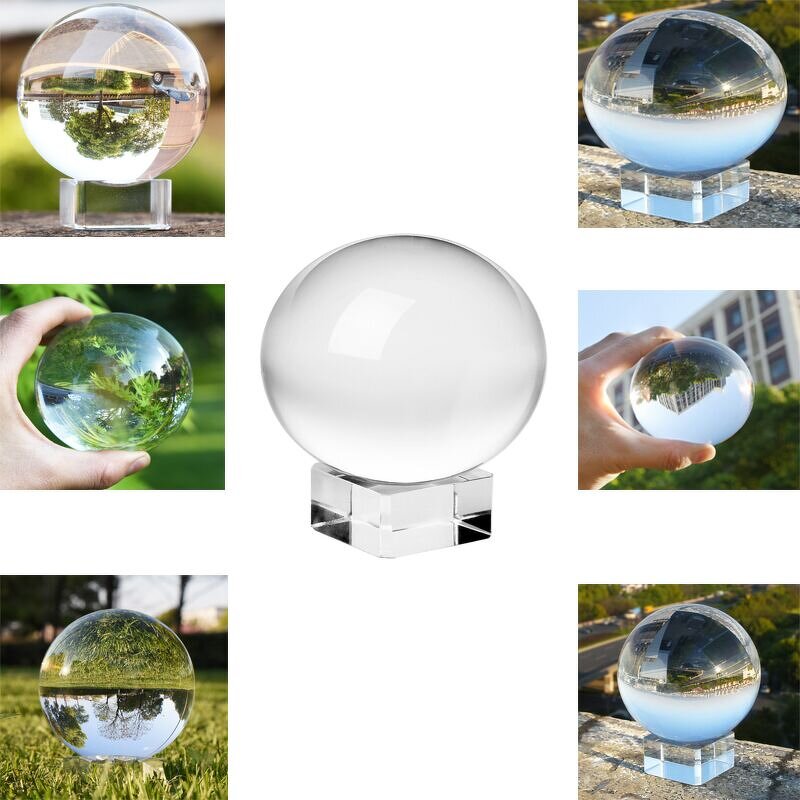 Crystal Ball Manufacturer - OEM Personalized 80mm K9 Glass with Stand