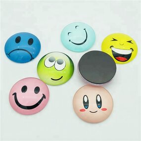 Fridge Magnet Manufacturer - OEM Custom 40mm Round Dome Glass Magnet