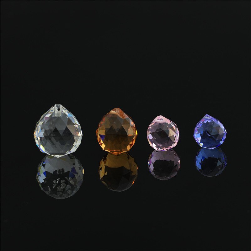 Crystal Ball Factory - OEM Wholesale 40mm Decorative Glass Faceted