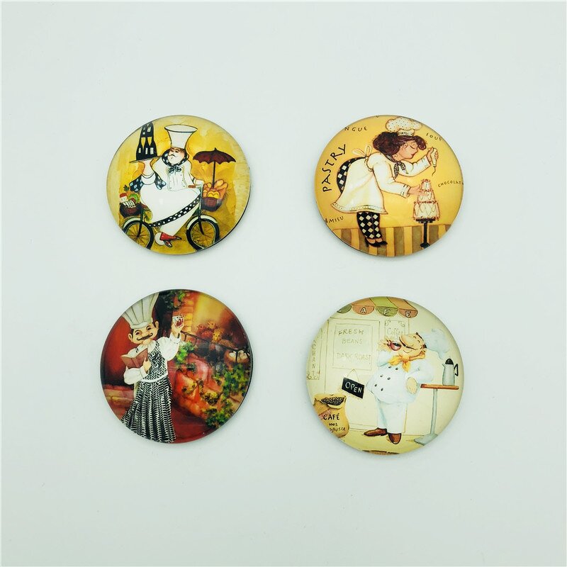 Fridge Magnet Factory - OEM LY-F1009 Glass Refrigerator Magnets