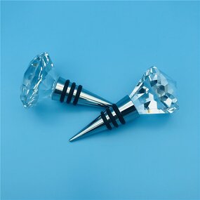 Crystal Wine Stopper Manufacturer - OEM Wholesale New Style Glass Diamond