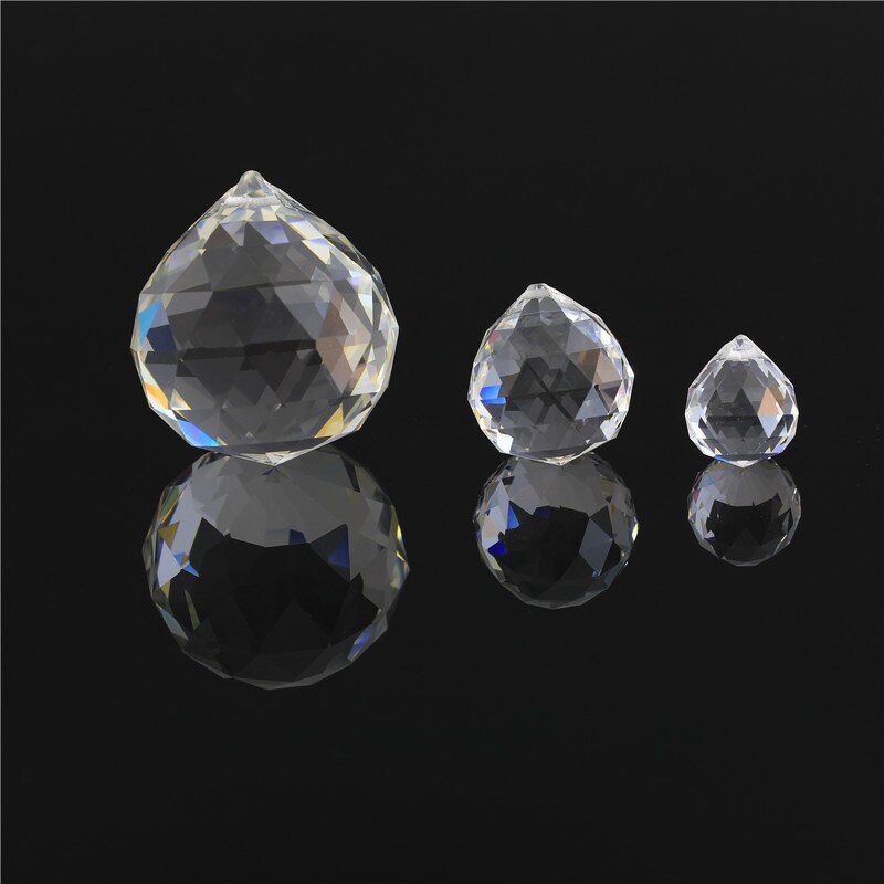 Crystal Ball Factory - OEM Wholesale 40mm Decorative Glass Faceted