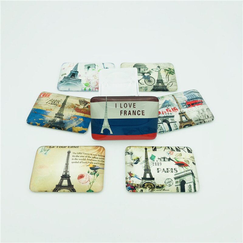 Fridge Magnet Supplier - OEM Wholesale Promotion Crystal Paris Souvenir