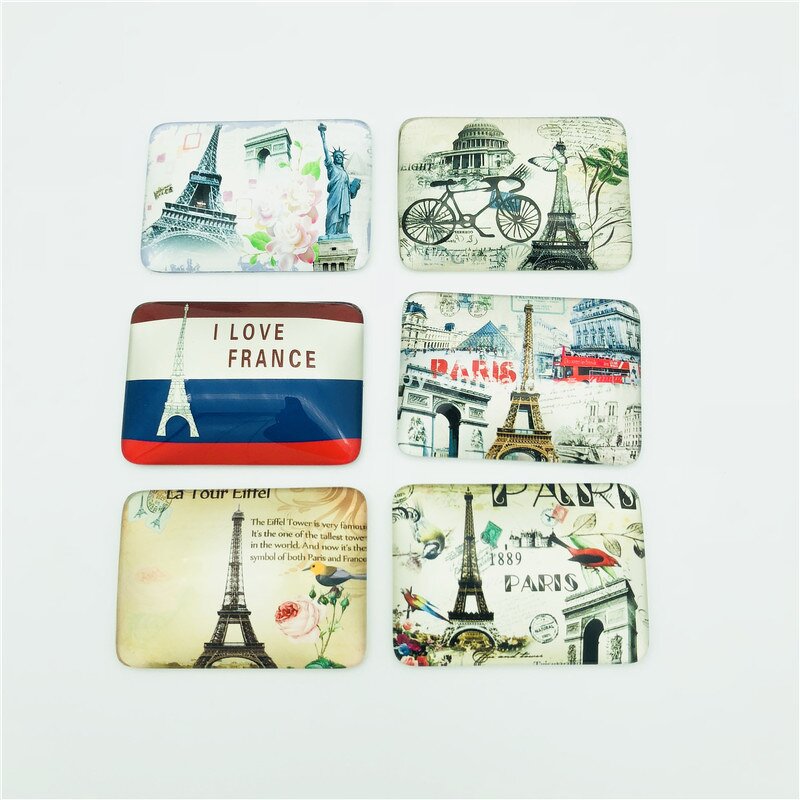 Fridge Magnet Supplier - OEM Wholesale Promotion Crystal Paris Souvenir